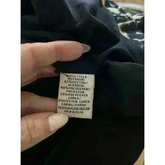 ECI New York Womens Jacket Sz 8 Cropped Long Sleeve Button Front Leopard - Picture 5 of 8